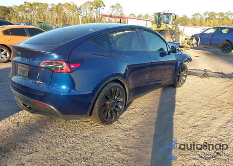 2022 Tesla Model Y Performance Dual Motor All-Wheel Drive from USA, damaged, VIN 7SAYGDEF0NF414457